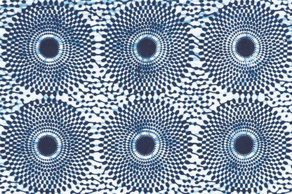 DELFT African Print Shower Curtain