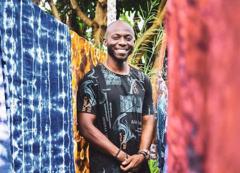 Dunstan xN batik expert. Tanzania and Uganda