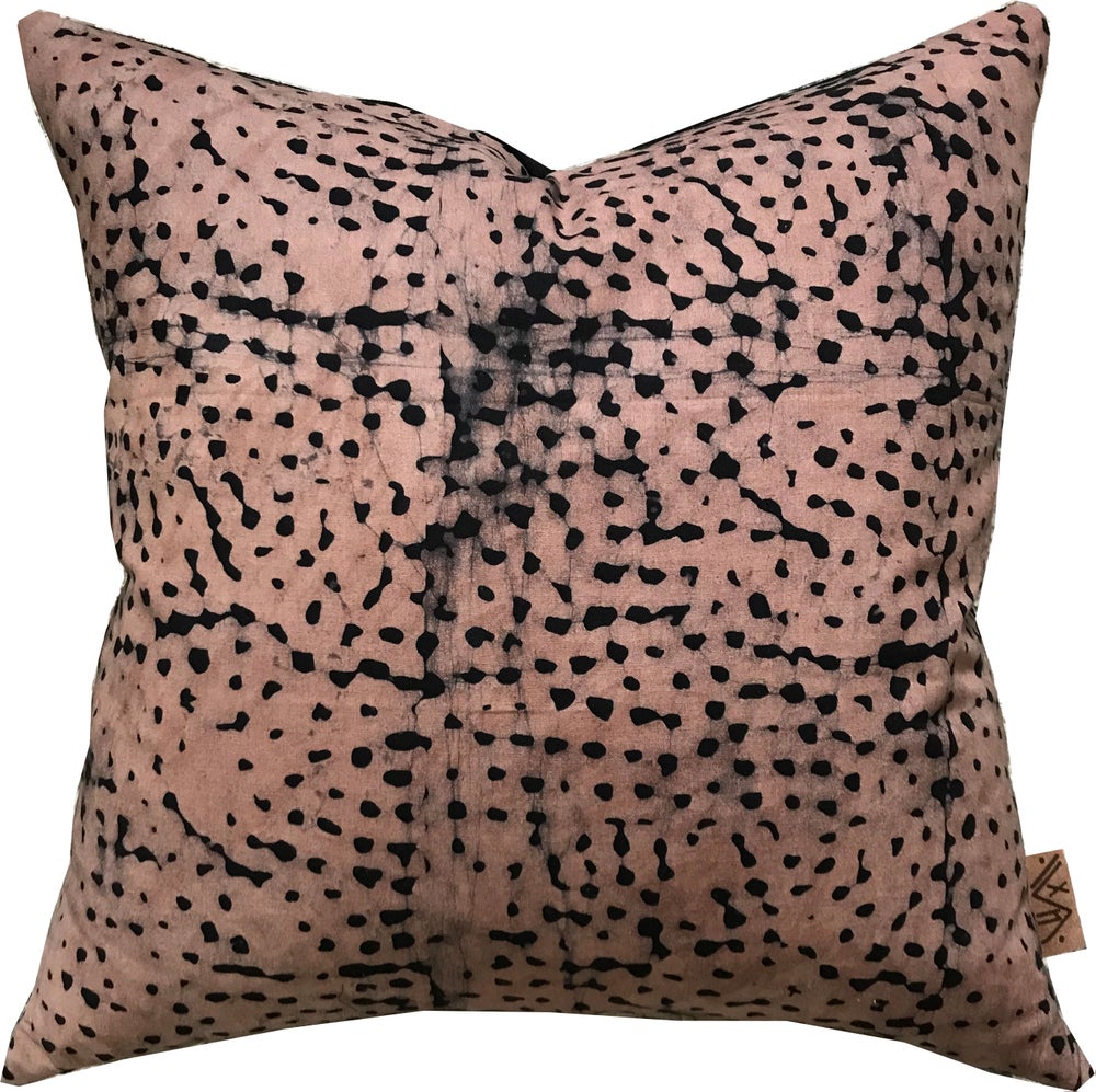 Fair Trade batik textile home goods for modern Boho home, pillows made in Ghana in partership with Osei-Duro. African home decor and textiles.