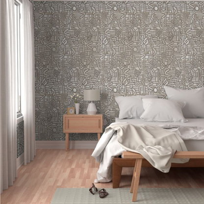 Shina Mboa KUBA Cloth-inspired Wallpaper