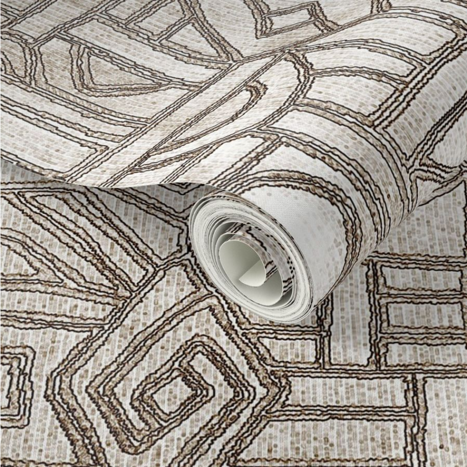 Shina Mboa KUBA Cloth-inspired Wallpaper