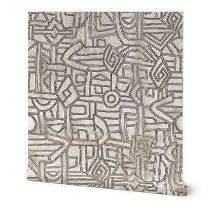 Shina Mboa KUBA Cloth-inspired Wallpaper